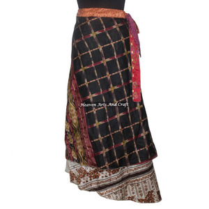 New Vintage Silk Magic 38 Inch <b>Sarong</b> Pareo <b>Wrap</b> Skirt Tube Dress Saree <b>Wrap</b> Skirt Wholesale Long & Silk Around Handmade Vintage - Product Image 1
