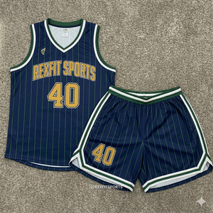 Team Sublimation Basketball Uniform <b>Cheap</b> Reversible Jerseys Color Combination Jersey Custom Plus Size Basketball <b>Set</b> - Product Image 1