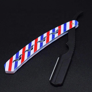 Premium Quality Straight Edge Barber <b>Razor</b> Stainless Steel Blade Wooden Handle Manual <b>Razors</b> Beard Shaver <b>for</b> <b>Men</b> Customized - Product Image 3