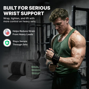 Wrist Wraps Suitable For Bench Press Overhead Press Shoulder Press Push Press Pull Workouts Resistance Training Custom Wraps - Product Image 5