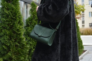 Sac à bandoulière en cuir pour femmes Petit sac à bandoulière mignon Cadeau Sac à main pour femmes Fait à la main et Sacs à main LCS-0057C - Product Image 4