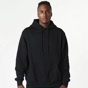 Vente en gros : Sweat à capuche d'hiver 100% coton éponge, faible MOQ, broderie personnalisée, pull vintage pour homme, épaules tombantes, 360g, séchage rapide - Product Image 1