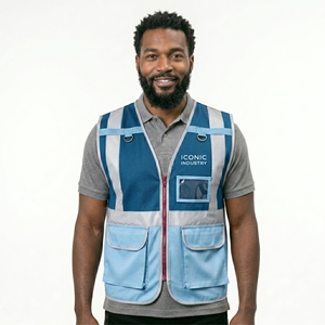 Gilet de sécurité coupe-vent pour travaux de construction, moto, haute visibilité, réfléchissant, respirant, imperméable, polyester, séchage rapide, pour la route - Product Image 1