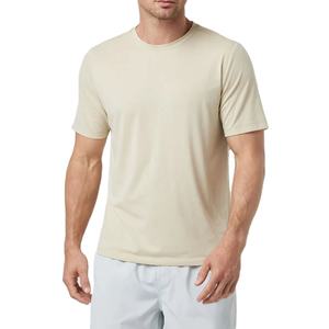 Meilleure vente de haute qualité Slim Drop Shoulder Blend 260 Gsm Quick Dry Crew Neck Sport Gym T-shirt vierge pour hommes - Product Image 1