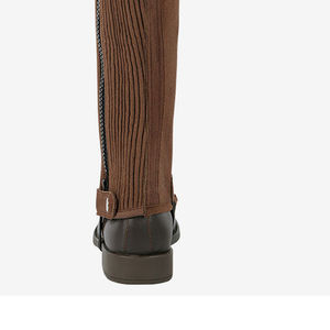 Dernier modèle de demi-chaps d'équitation réglables en cuir véritable pour femmes, toutes couleurs, personnalisables et confortables - Product Image 6