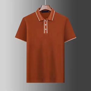 เสื้อโปโลผู้ชายขายส่ง ผ้าฝ้าย 100% คุณภาพดี ทรงพอดีตัว แขนสั้น แฟชั่น พร้อมปักโลโก้ตามสั่ง ลายเรียบ - Product Image 6