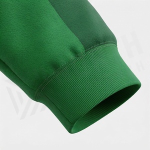 Men's Green Color Blocking <b>Tracksuit</b> Hooded Full Zip Sweatshirt With Side Pockets Casual Sportswear Autumn Wear - Product Image 6