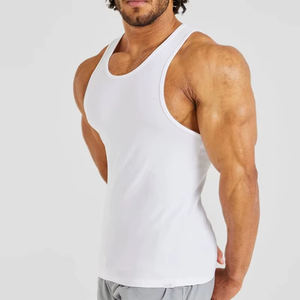 Nouvel Arrivage Débardeur Homme Grande Taille Respirant Écologique Séchage Rapide Style Sous-vêtement Tricoté Motif Uni Prix de Gros - Product Image 5