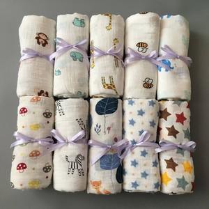 Couverture Bébé Oaptimo Style Européen en Mousseline 100% Coton Rembourrée de Laine, Tissu Respirant 200TC pour Nouveau-né - Product Image 1