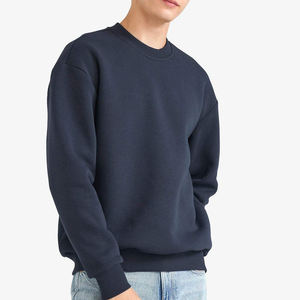 Sweat-shirt en molleton doux pour homme, de haute qualité, 100% coton, chaud, confortable, col rond, coupe classique, vêtements d'hiver respirants - Product Image 2