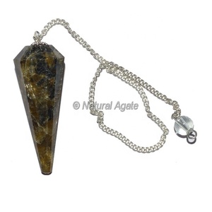 Commande en ligne Pendules en agate noire personnalisés en gros pour la radiesthésie énergie de guérison Pendules en pierres précieuses pour l'équilibrage des chakras - Product Image 3