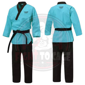 Tenue de Taekwondo Légère en Gros à Séchage Rapide, Uniforme TKD Professionnel de Grade Maître, Costume d'Arts Martiaux avec Broderie Personnalisée - Product Image 4