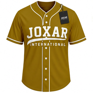 Nouveau style de maillot de baseball pour hommes, personnalisable avec le nom de l'équipe, design imprimé par sublimation, respirant, séchage rapide, grande taille, manches courtes - Product Image 1