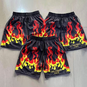 กางเกงขาสั้นชายหาดพิมพ์ลายโลโก้ตามสั่ง พรีเมียม ซับลิเมชั่นพิมพ์ลาย สำหรับใส่ในช่วงฤดูร้อน ใส่ได้ทุกวัน รุ่นใหม่ล่าสุด ผ้าโพลีเอสเตอร์ตาข่าย น้ำหนักเบา - Product Image 6