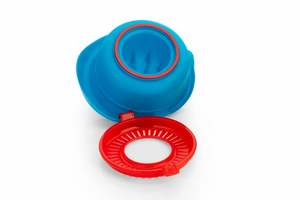 Aalok Lock It Manual <b>Orange</b> Juicer 0.5L Portable Plastic Hand <b>Press</b> Squeezer for Home & Office Pantry Green - Product Image 2