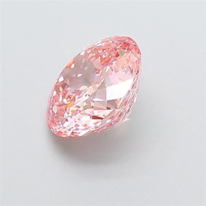 Diamants ronds de laboratoire CVD, taille portugaise, rose intense fantaisie, de 1 à 5 carats, VS1, certifiés IGI, pour la création de bijoux - Product Image 3