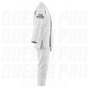 Conjunto de Uniforme de Jiu-Jitsu Brasileño (BJJ) y Judo Personalizado, Kimono de Algodón con Tejido Perla, Costuras para Academias de Artes Marciales, Parche Bordado - Product Image 2