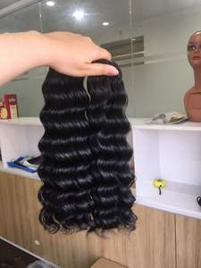 Extensions de cheveux humains 100% vierges vietnamiennes, ondulées, avec frontal unique, toucher doux, prix avantageux, lot de cheveux naturels avec dentelle HD - Product Image 4