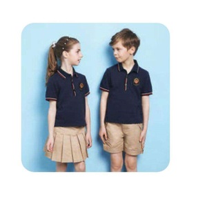 Ensemble d'uniformes scolaires de qualité supérieure pour garçons et filles, en tissu PC PQ, vêtements de sport confortables et durables pour l'école, en vente - Product Image 1
