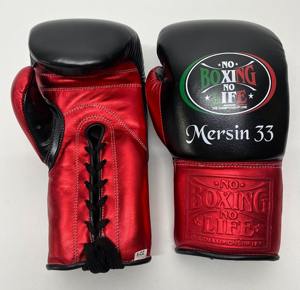No Boxing No Life Premium Quality MMA <b>Gloves</b> Boxing Training Genuine Cowhide Leather Kickboxing Boxing <b>Gloves</b> CP-BG-257 - Product Image 6