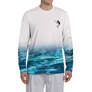 Camiseta de Pesca Personalizada 100% Poliéster de Alta Calidad, Secado Rápido, Ligera, Manga Larga, Transpirable - Product Image 5