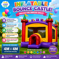Château gonflable commercial, combo de châteaux gonflables, maison de rebond pour enfants, château gonflable d'extérieur pour jardin, idéal pour la location de fêtes