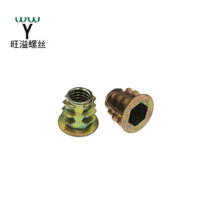 Écrous à insérer métriques en acier au carbone zingué, personnalisables en usine, M3 M5 M6 M8 M10 M12, écrous à insérer à barbelure - Product Image 4