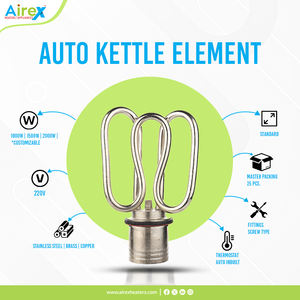 Termostato Eléctrico para Hervidor de Agua con Corte Automático, Elemento Calefactor Termostático de Acero Inoxidable - Product Image 3
