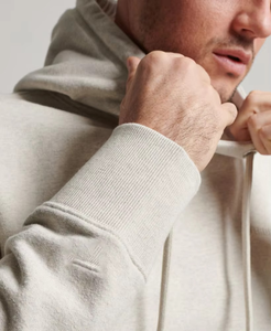 Sudadera con Capucha para Hombre, Corte Regular, Color Sólido, Algodón French Terry, Casual, Manga Larga, Transpirable, con Bolsillos, para Otoño - Product Image 6