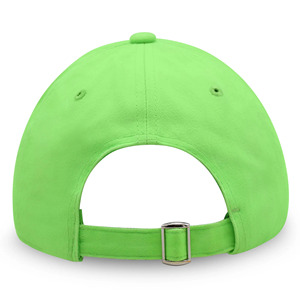 Casquette de baseball verte à 6 panneaux avec logo brodé, unisexe, réglable, décontractée, pour adulte, en coton, pour toutes les saisons - Product Image 2