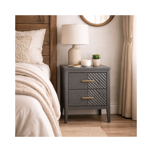 Hot Seller Bedroom Nightstands Luxury Design Wood Bedroom Furniture For Hotel Oak/Pine/Acacia Solid Wood - Product Image 1