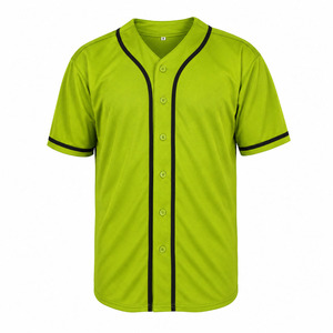 Maillot de baseball personnalisé pour homme adulte, col rond, 100 % polyester, haute qualité, personnalisable, séchage rapide, respirant, confortable, le meilleur - Product Image 6
