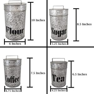 Pot de conservation hermétique en acier inoxydable, best-seller, pour aliments secs et céréales, avec couvercle. - Product Image 2