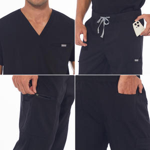 Uniforme Médico de Tela Suave Premium, Poliéster, Rayón, Spandex, Conjunto de Uniforme de Enfermería de Fábrica, Uniformes de Enfermería - Product Image 4
