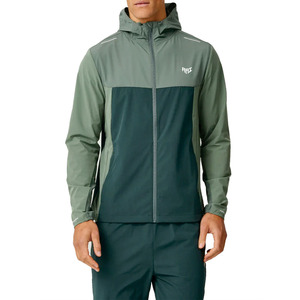 Bulk <b>Men</b>’s Sage Green Colorblock Hooded Windbreaker <b>Lightweight</b> Full Zip Outdoor Training <b>Men's</b> <b>Jackets</b> for Sportswear Buyers - Product Image 4