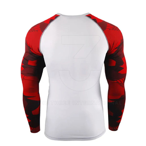 Maillots de compression ajustés de qualité supérieure pour hommes, en Spandex/Polyester, avec coutures triples, séchage rapide, pour les pratiquants avertis - Product Image 2