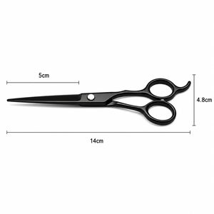 Professional 7.0 Inch <b>Black</b> <b>Titanium</b> Hair Cutting Scissors Premium Barber & Salon Shears - Product Image 5