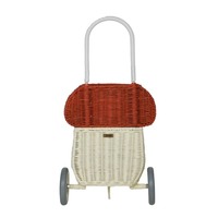 Panier de rangement artisanal en rotin en forme de champignon, vente en gros, écologique, fabriqué au Vietnam, prêt à être expédié