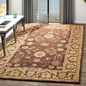 Écologique et Épais |   Revêtements de sol haut de gamme pour la décoration intérieure |   Tapis moderne confortable en laine et soie, fabriqué à la machine, à poils longs, adapté aux animaux domestiques - Product Image 3