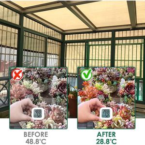 Telo Parasole Rettangolare Beige con Blocco UV al 90%, Tessuto in Rete Vinilica Traspirante, Tende da Sole Resistenti per Uso Commerciale e Residenziale - Product Image 6