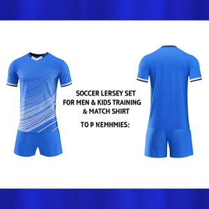 <b>Soccer</b> Jersey Set for Men & Kids-Training & Match Team Shirt - Product Image 2