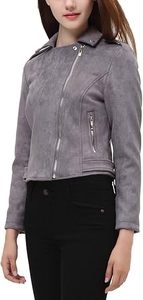 Veste Moto Courte Décontractée en Similicuir Tressé pour Femme, Collection Automne, Qualité Supérieure, avec Fourrure de Renard et Fermeture Éclair, OEM - Product Image 4