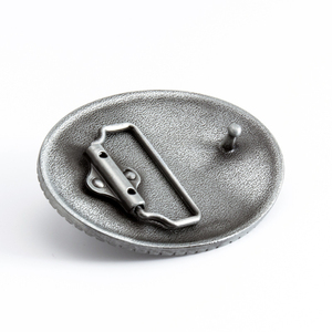 Hebilla de Placa con Patrón Vaquero Occidental de Aleación de Zinc, Estilo Vintage, Hecha a Mano, Decoración DIY Personalizable - Product Image 6