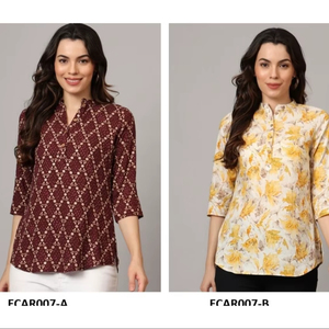 Elegante Kurti de Algodón y Rayón para Mujer, Estilo Étnico, Informal y de Oficina - Product Image 2