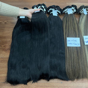 Extensiones de Cabello Humano Vietnamita Virgen con Punta Plana de Queratina, Cutícula Alineada, Doble Trama, Alta Calidad - Product Image 3