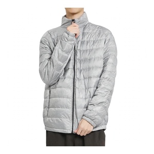 Chaqueta Acolchada Ligera para Hombre, Cuello Alto, Abrigo de Invierno Cálido, Chaqueta Casual Acolchada con Cierre Completo, Resistente al Viento - Product Image 1