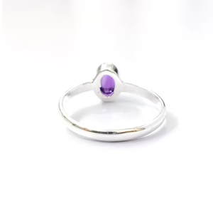 Amethyst <b>Ring</b> 925 Sterling <b>Silver</b> Gemstone <b>Ring</b> Amethyst Handmade Collection Fine <b>Rings</b> <b>Silver</b> Jewelry Bulk price - Product Image 4
