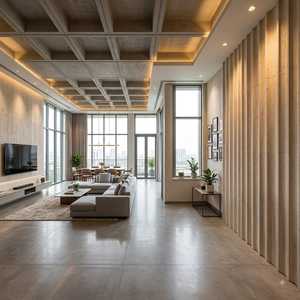 Travertine Concave Flexible Tiles <b>Wall</b> Panel Slate Curve Tile MCM Matte Ceramic <b>Wall</b> Tiles Minimalist Solid Texture Interior Use - Product Image 4