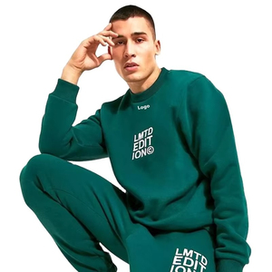 Winter Pakistan Design Men High Quality Cotton 2-Piece Set Casual Solid Chenille Embroidery Streetwear for Online Selling - Product Image 3