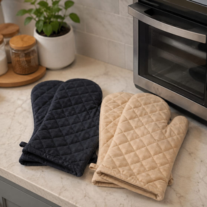 Guantes de Horno Resistentes, Guantes de Cocina Duraderos para Protección Contra Altas Temperaturas - Product Image 3